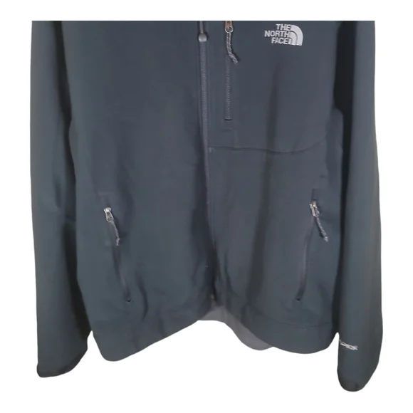 The North Face Men's Fleece Jacket Size XL Navy Blue & Gray Warm Winter Fall - Picture 3 of 10